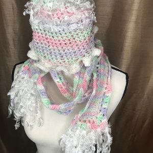 Handmade Crochet Hat and Scarf Set